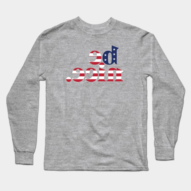 be nice, america. Long Sleeve T-Shirt by MikeSolava